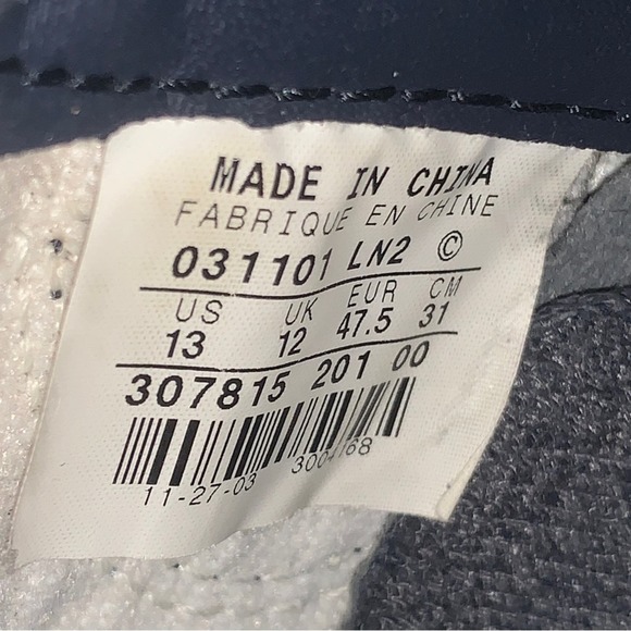 Nike Vandal Supreme Premium Sand Dark Blue Grey Size 13 307815 201 - Picture 8 of 8